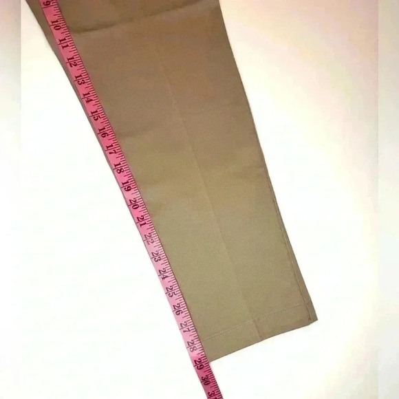 LANDS’ END men’s Slim Fit Khaki Pants Size- 33 - Picture 4 of 9